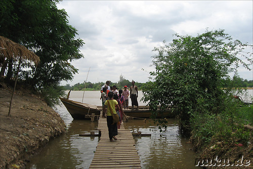 Bootsfahrt von Sagaing nach Inwa in Burma