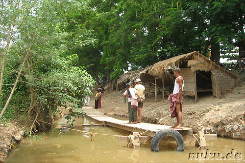 Bootsfahrt von Sagaing nach Inwa in Burma