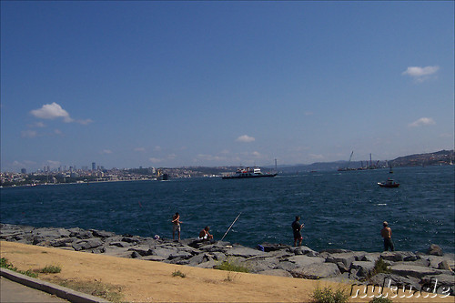 Bosporus & Goldenes Horn in Istanbul, Tuerkei
