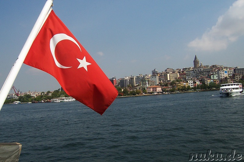 Bosporus & Goldenes Horn in Istanbul, Türkei