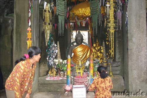 Buddha im Banteay Kdei Tempel in Angkor, Kambodscha