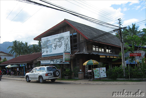 Buero von Green Discovery Travel in Vang Vieng, Laos