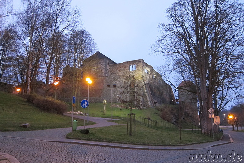 Burgareal mit Stadtbefestigung in Cheb, Tschechien