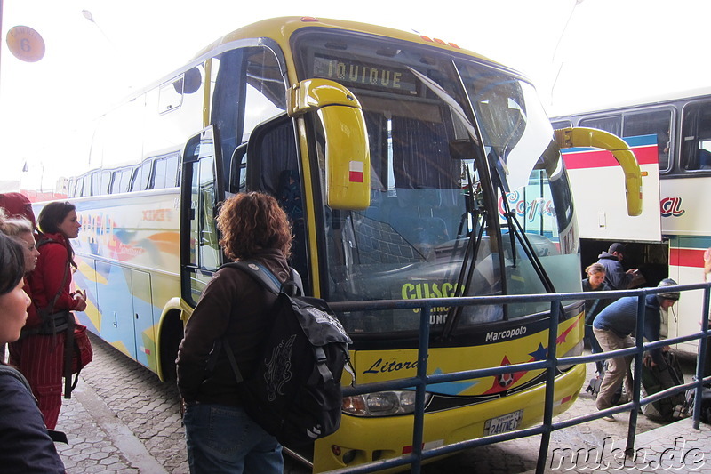 Bus Terminal in La Paz, Bolivien