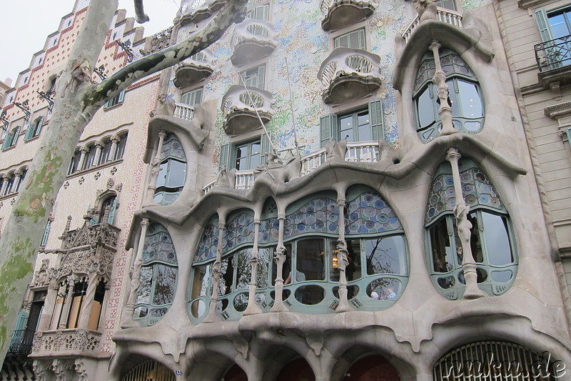 Casa Batllo in Barcelona, Spanien