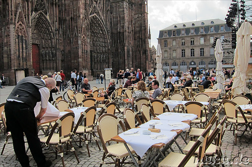 Cathedrale Notre-Dame in Strasbourg, Frankreich