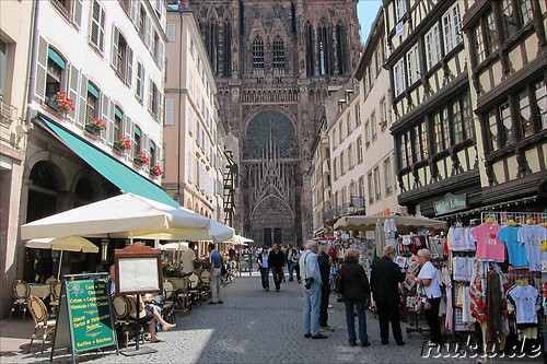 Cathedrale Notre-Dame in Strasbourg, Frankreich