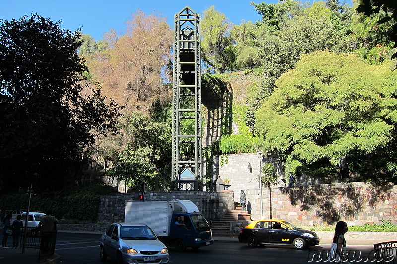 Cerro Santa Lucia - Parkanlage in Santiago de Chile