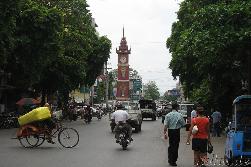 Clock Tower in Mandalay, Myanmar