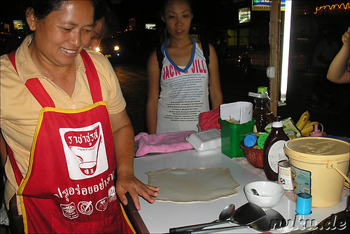 Crepes am Strassenrand zum Nachtisch