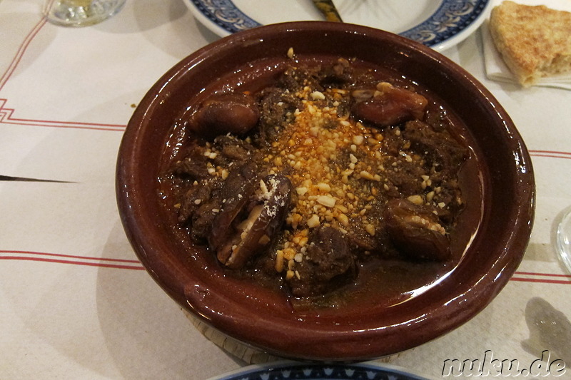 Curry im Restaurante Arrayanes in Granada, Spanien