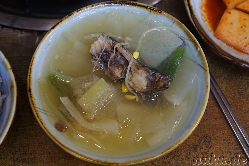 Daegu Jiritang (대구 지리탕) - Klare und milde koreanische Fischsuppe