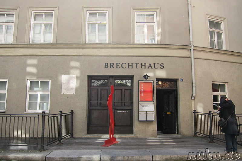 Das Brechthaus in Augsburg, Bayern