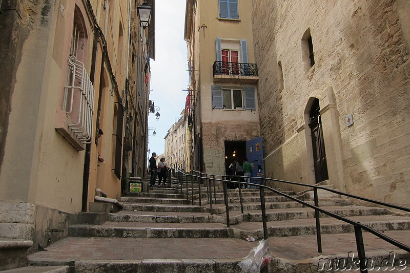 Das Stadtviertel Le Panier von Marseille, Frankreich