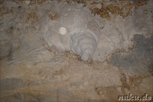 Decke in der Tham Hoi Hoehle