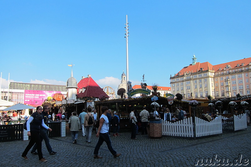 Der Altmarkt in Dresden