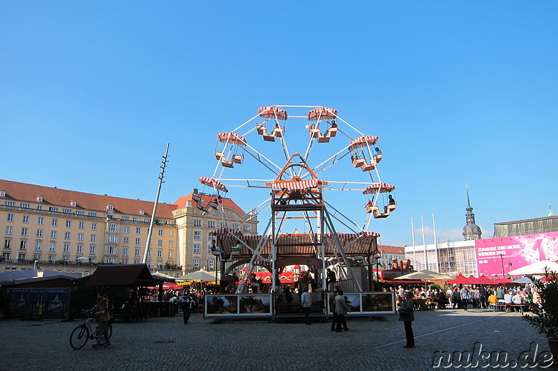 Der Altmarkt in Dresden