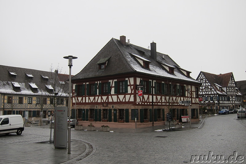 Die Altstadt von Zirndorf in Franken
