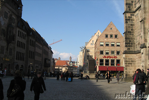Die Lorenzer Altstadt von N&uuml;rnberg