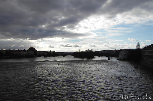 Die Moldau (Vltava) in Prag, Tschechien