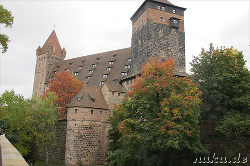 Die N&uuml;rnberger Kaiserburg in N&uuml;rnberg, Franken