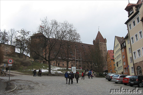 Die N&uuml;rnberger Kaiserburg in N&uuml;rnberg, Franken