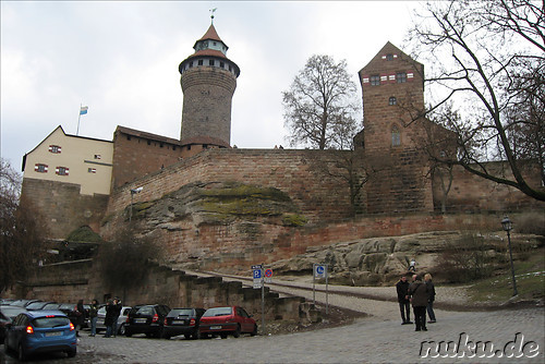 Die N&uuml;rnberger Kaiserburg in N&uuml;rnberg, Franken