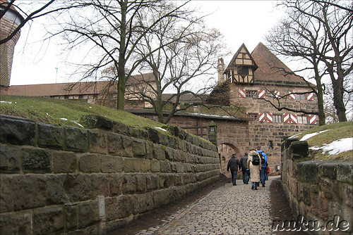 Die N&uuml;rnberger Kaiserburg in N&uuml;rnberg, Franken