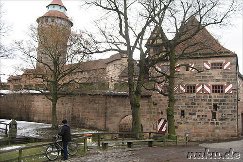 Die N&uuml;rnberger Kaiserburg in N&uuml;rnberg, Franken