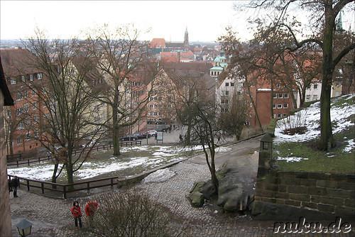 Die N&uuml;rnberger Kaiserburg in N&uuml;rnberg, Franken