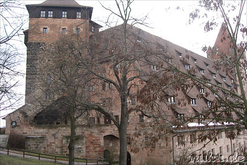 Die N&uuml;rnberger Kaiserburg in N&uuml;rnberg, Franken