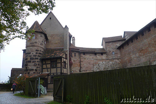 Die N&uuml;rnberger Kaiserburg in N&uuml;rnberg, Franken