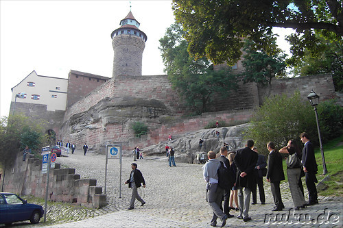Die N&uuml;rnberger Kaiserburg in N&uuml;rnberg, Franken