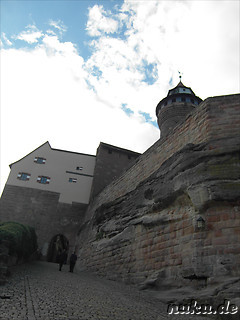 Die N&uuml;rnberger Kaiserburg in N&uuml;rnberg, Franken