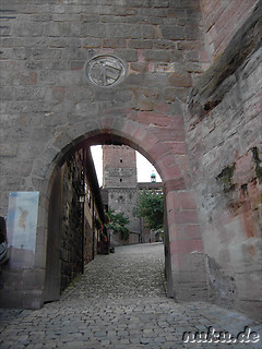 Die N&uuml;rnberger Kaiserburg in N&uuml;rnberg, Franken
