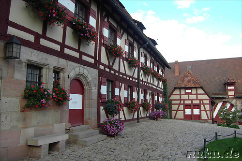Die N&uuml;rnberger Kaiserburg in N&uuml;rnberg, Franken
