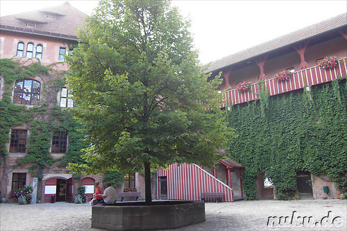 Die N&uuml;rnberger Kaiserburg in N&uuml;rnberg, Franken