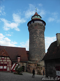 Die N&uuml;rnberger Kaiserburg in N&uuml;rnberg, Franken