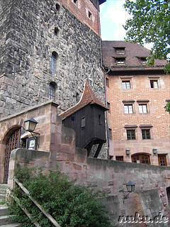 Die N&uuml;rnberger Kaiserburg in N&uuml;rnberg, Franken