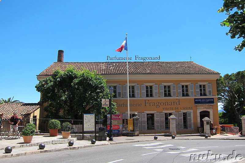 Die Parfümerie Fragonard in Grasse, Frankreich