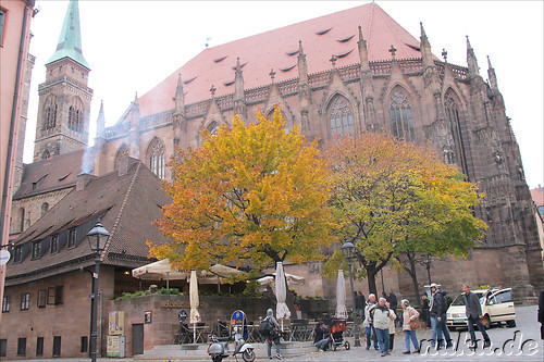 Die Sebalder Altstadt von Nuernberg