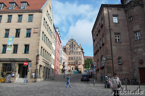 Die Sebalder Altstadt von Nuernberg