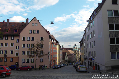 Die Sebalder Altstadt von Nuernberg