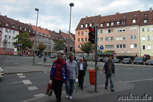 Die Sebalder Altstadt von Nuernberg