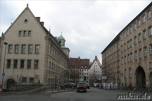 Die Sebalder Altstadt von Nuernberg