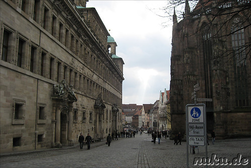 Die Sebalder Altstadt von Nuernberg
