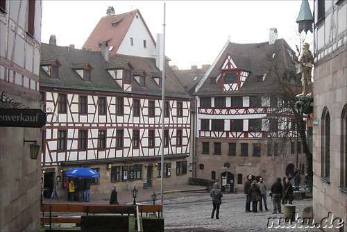 Die Sebalder Altstadt von Nuernberg