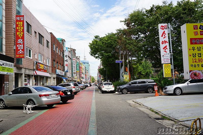 Eindrücke aus dem Stadtteil Bupyeong von Incheon, Korea