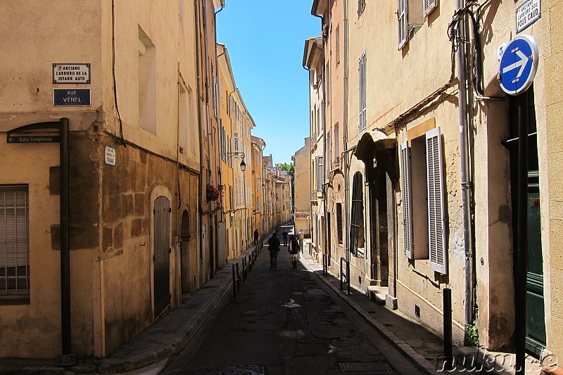 Eindrücke aus der Altstadt von Aix-en-Provence, Frankreich