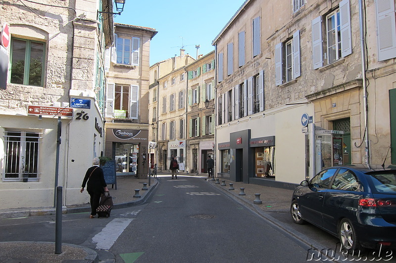 Eindrücke aus der Altstadt von Avignon, Frankreich